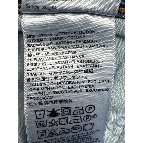 Levis 541 Men's Med Wash Straight Leg Blue Denim Jeans - Size 32x28 - Picture 6 of 7